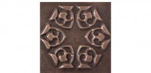 Metal Rosette 05 Bronze